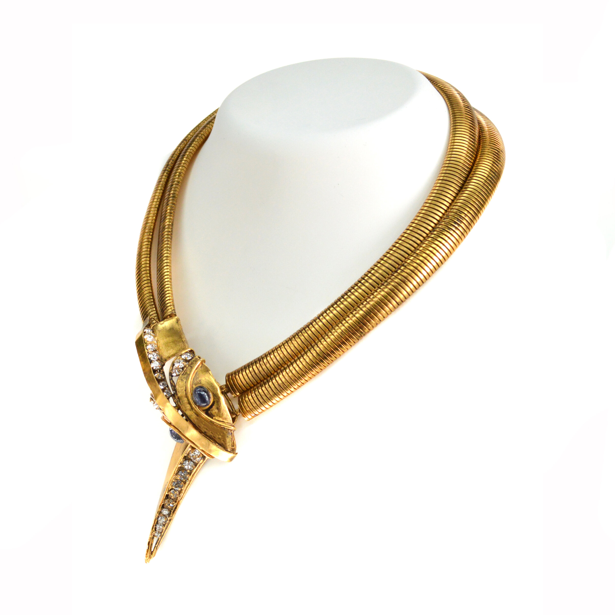 Gold Snake Necklace — Iradj Moini